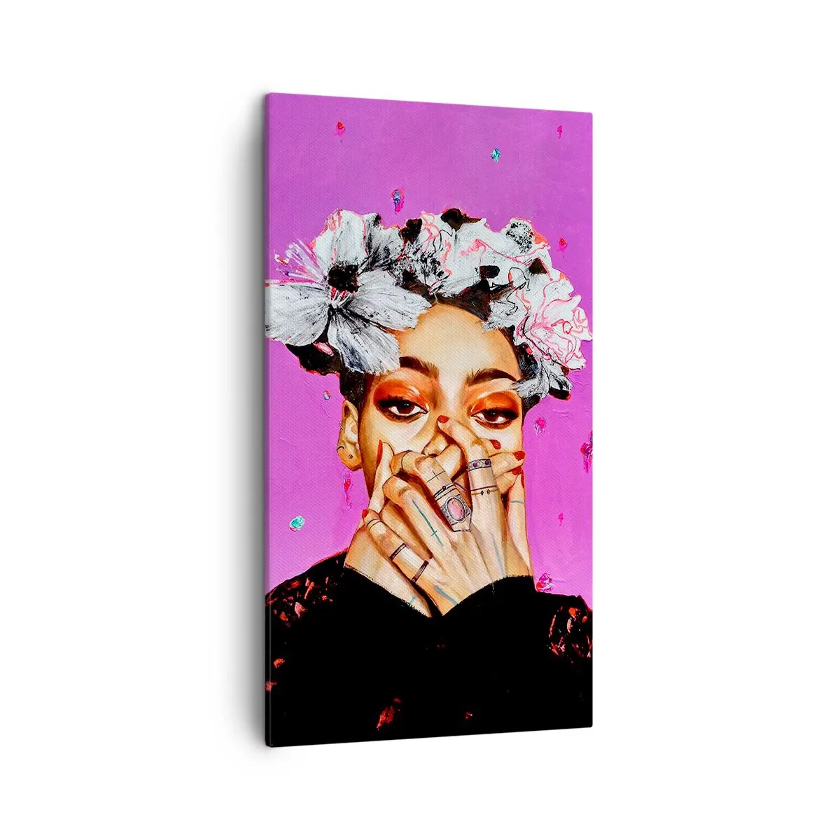 Obraz na płótnie - Trochę szalona - 45x80 cm