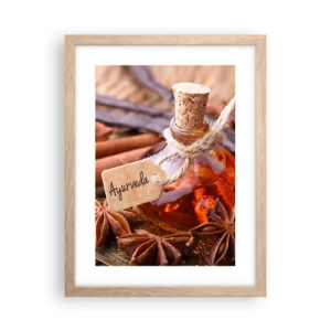 Plakat w ramie jasny dąb - Ku jedności ciała i ducha - 30x40 cm