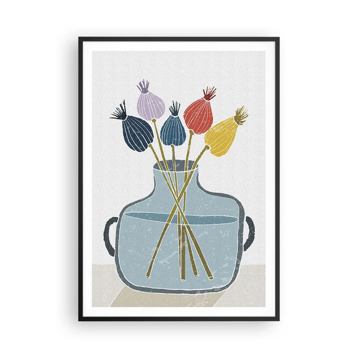 Plakat w czarnej ramie - Jak makiem zasiał - 70x100 cm