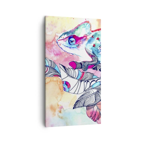 Obraz na płótnie - Kolorowy jak nasz świat - 45x80 cm