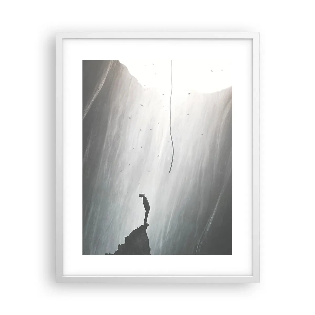Plakat w białej ramie - Zawsze jest jakieś wyjście - 40x50 cm