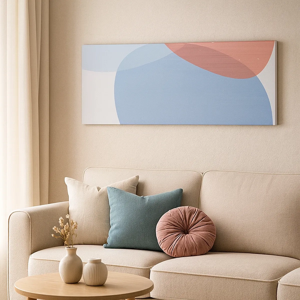 Obraz na płótnie - Pastelowe związki - 30x30 cm