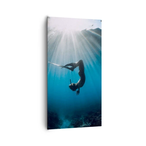 Obraz na płótnie - Podwodny taniec - 65x120 cm