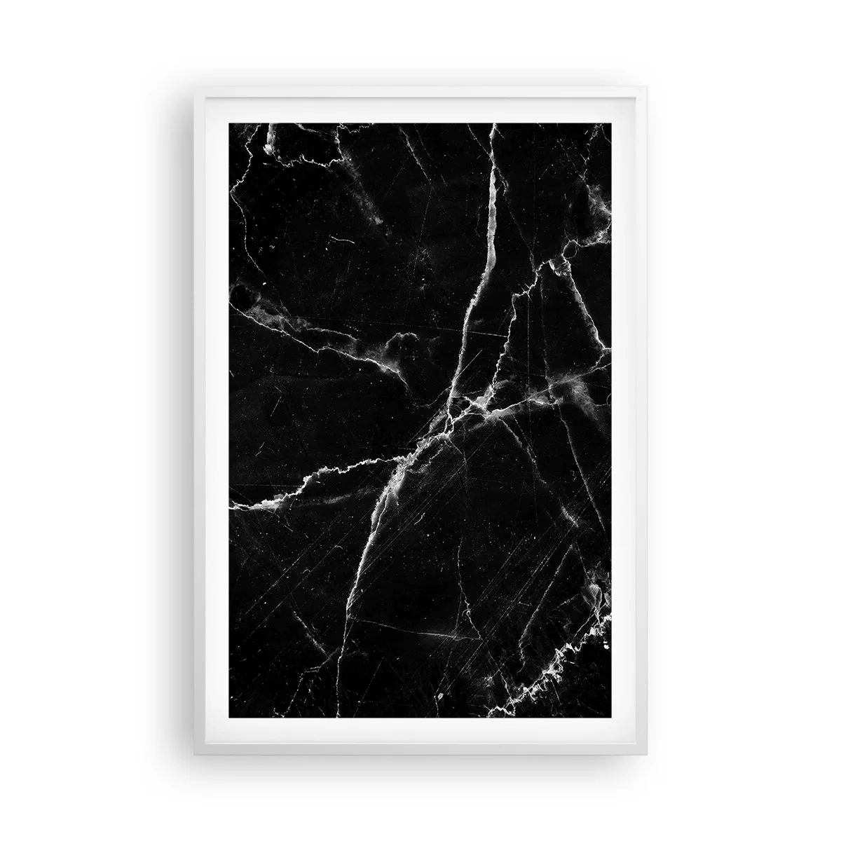 Plakat w białej ramie - Sekretne życie kamienia - 61x91 cm