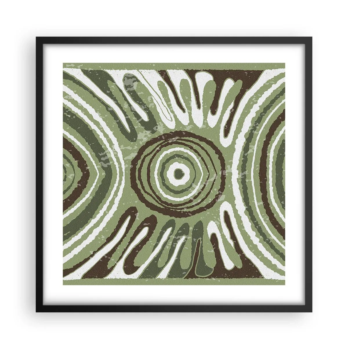 Plakat w czarnej ramie - Eksplozja emocji - 50x50 cm