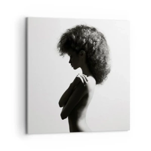 Obraz na płótnie - Jak kwiat na smukłej łodydze - 50x50 cm