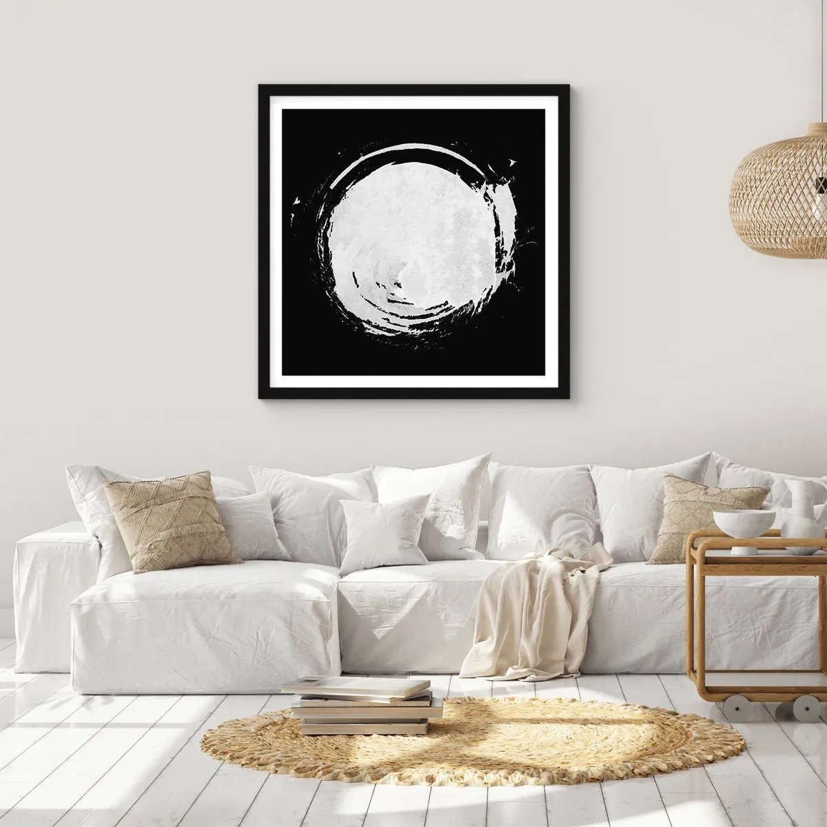 Plakat w czarnej ramie - Dobre wyjście - 50x50 cm