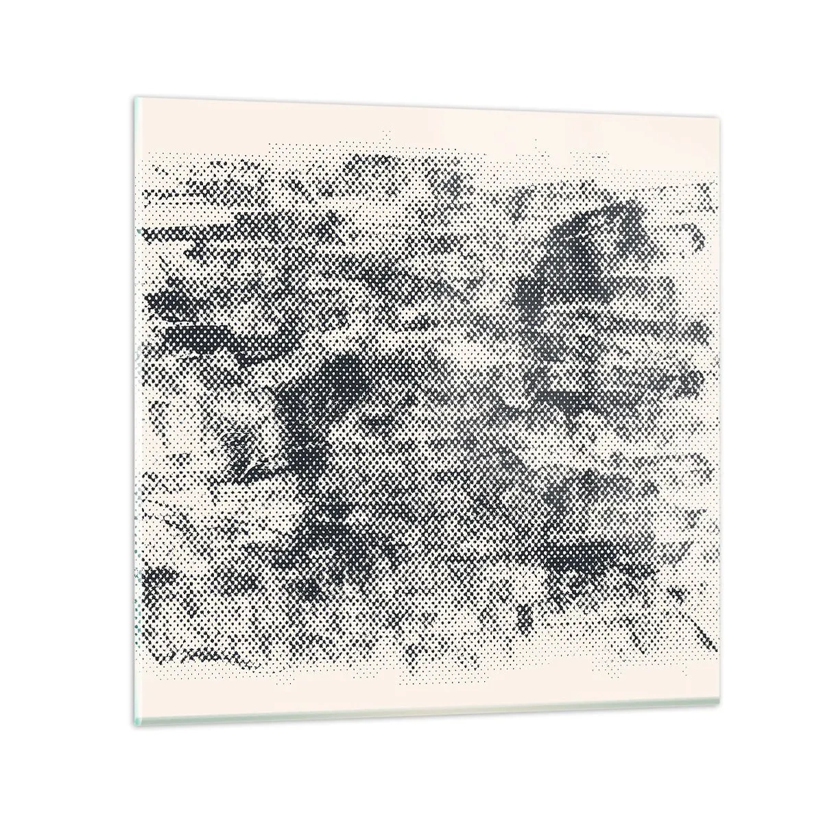 Obraz na szkle - Mglista kompozycja - 30x30 cm