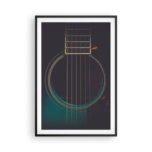 Plakat w czarnej ramie - Chwila zanim zabrzmi - 61x91 cm