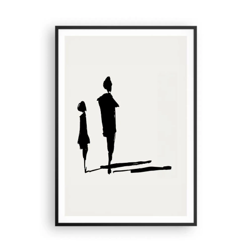 Plakat w czarnej ramie - Na pewno razem? - 70x100 cm