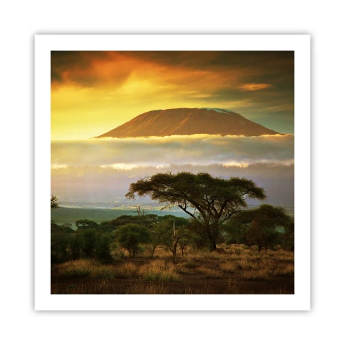 Plakat - Sen podróżnika - 60x60 cm