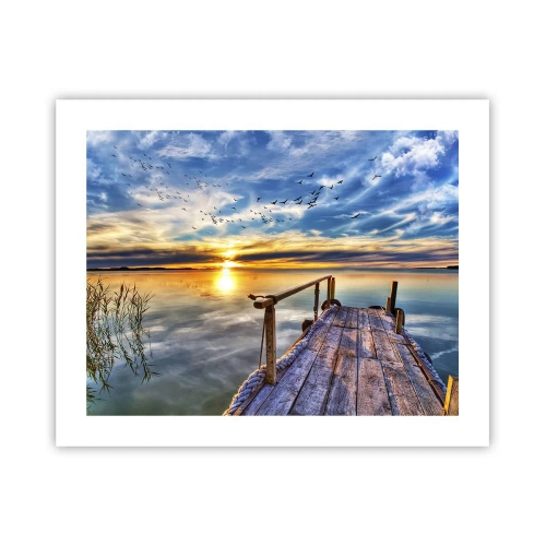 Plakat - Wiatr idzie na spoczynek - 50x40 cm