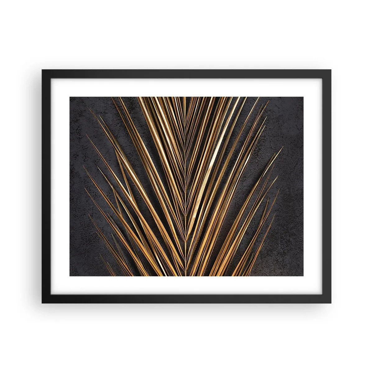 Plakat w czarnej ramie - Złoto tropików - 50x40 cm