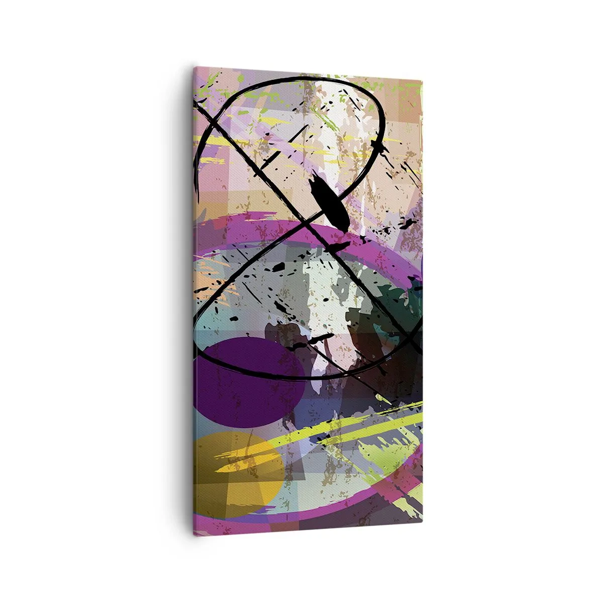 Obraz na płótnie - Można wprost lub naokoło - 55x100 cm