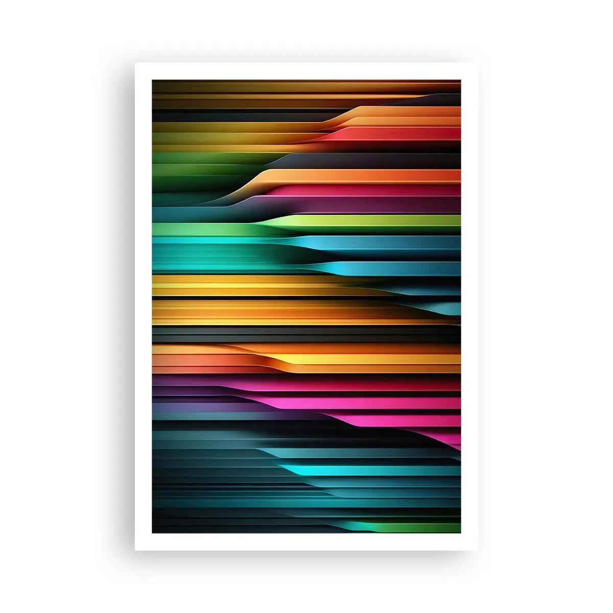 Plakat - Świetlne organy - 70x100 cm