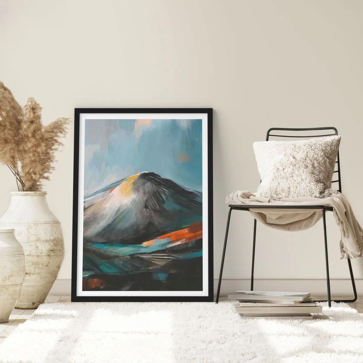 Plakat w czarnej ramie - Surowe i piękne - 61x91 cm