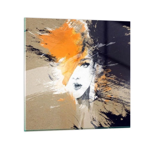 Obraz na szkle - I staje się światło - 60x60 cm