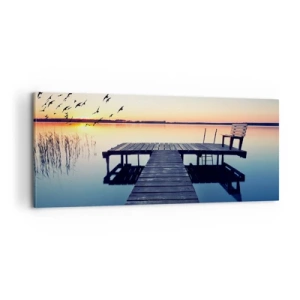 Obraz na płótnie - To był dobry dzień - 100x40 cm