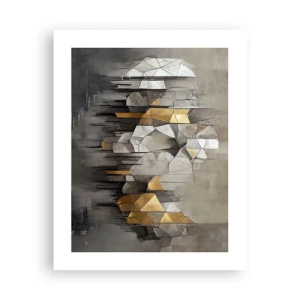 Plakat - Kompozycja z lodu i światła - 40x50 cm