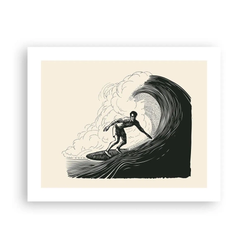 Plakat - Król fali - 50x40 cm
