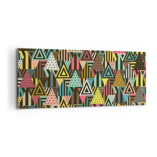 Obraz na płótnie - W rytmie na trzy - 100x40 cm