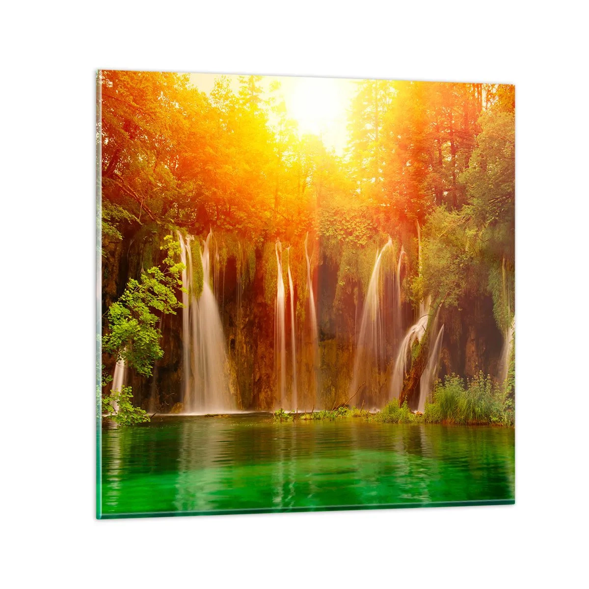 Obraz na szkle - W słońcu i w cieniu - 70x70 cm