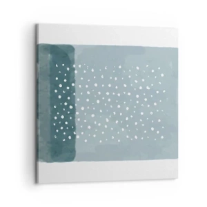 Obraz na płótnie - Wyrosłe na błękicie - 60x60 cm
