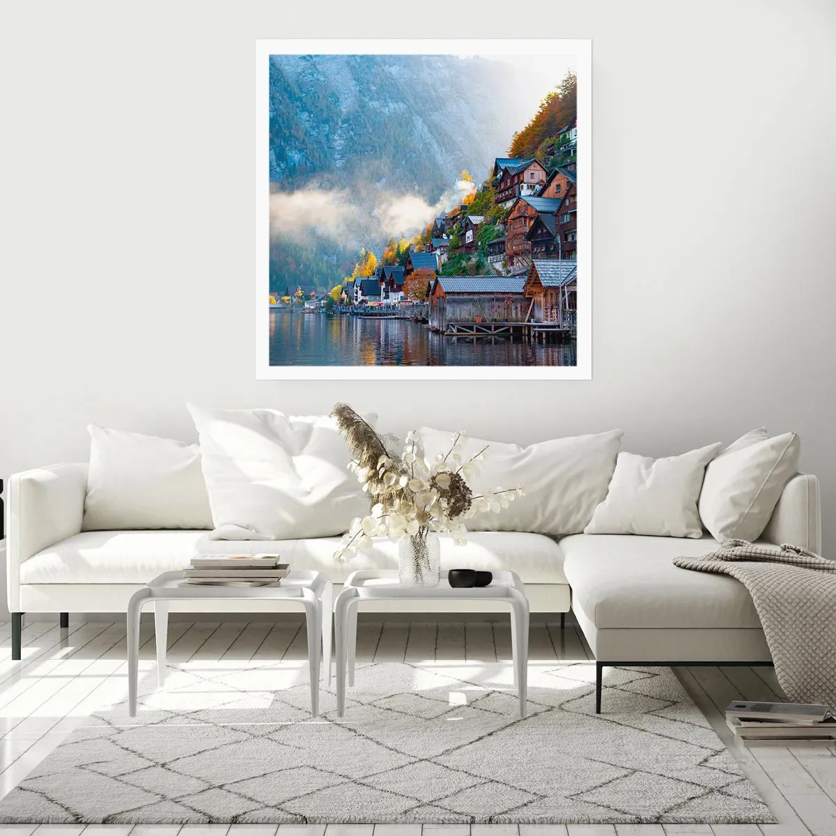 Plakat - Alpejskie klimaty - 40x40 cm