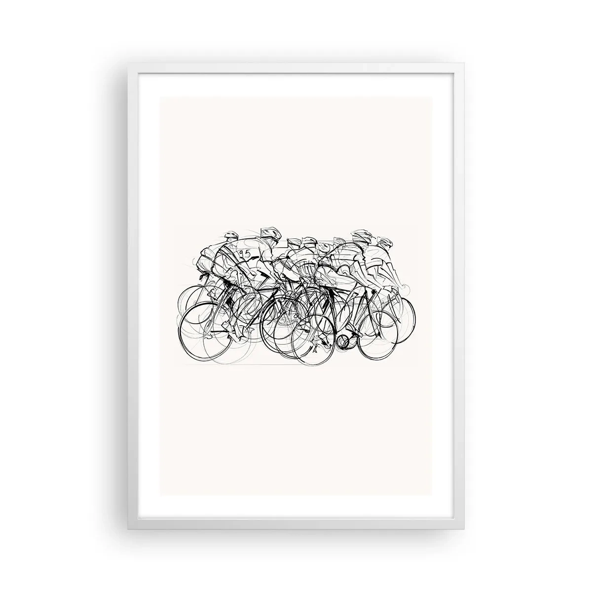 Plakat w białej ramie - Wespół w zespół - 50x70 cm