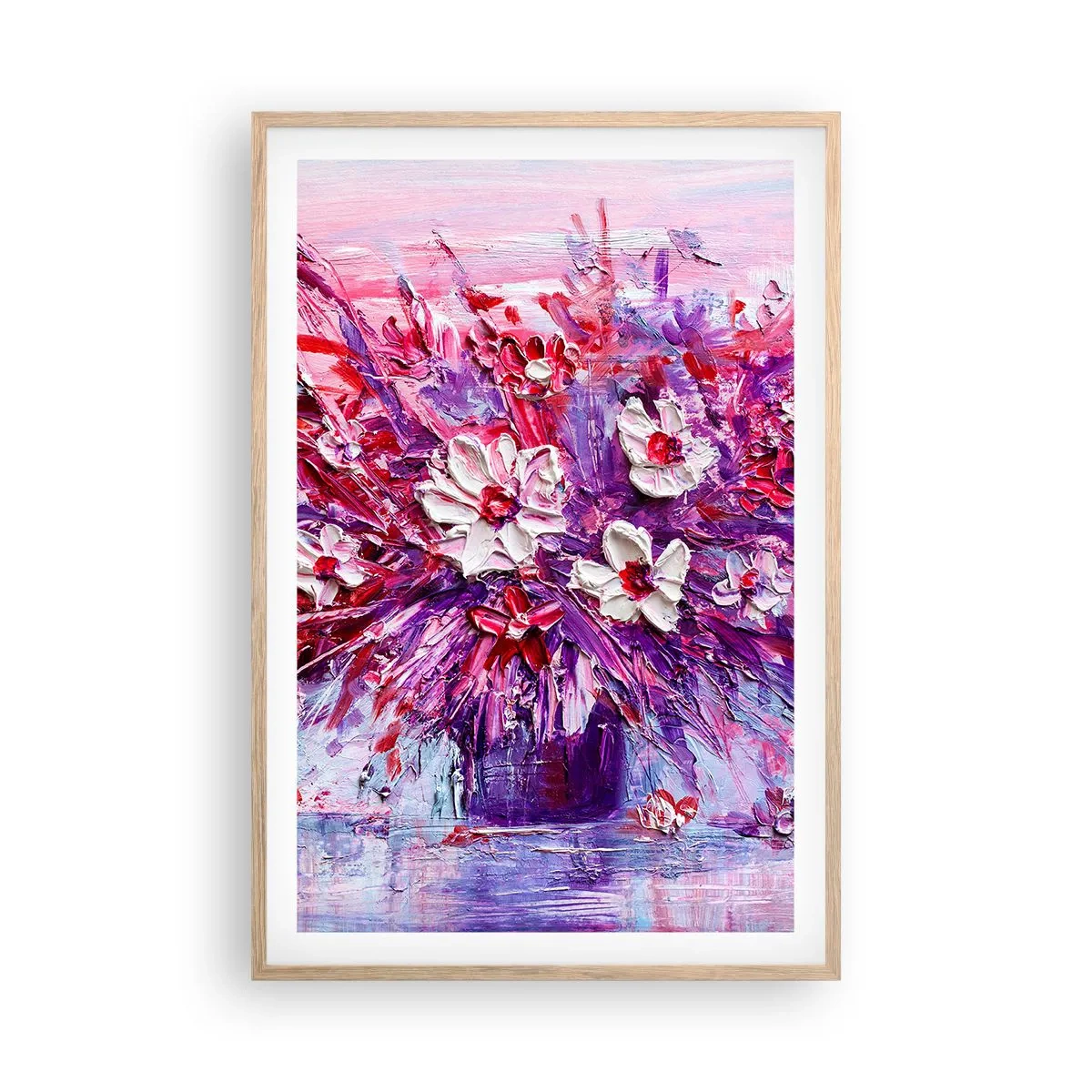 Plakat w ramie jasny dąb - Niewinność i namiętność  - 61x91 cm