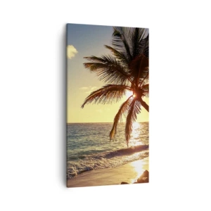 Obraz na płótnie - Lato pod palmami - 45x80 cm