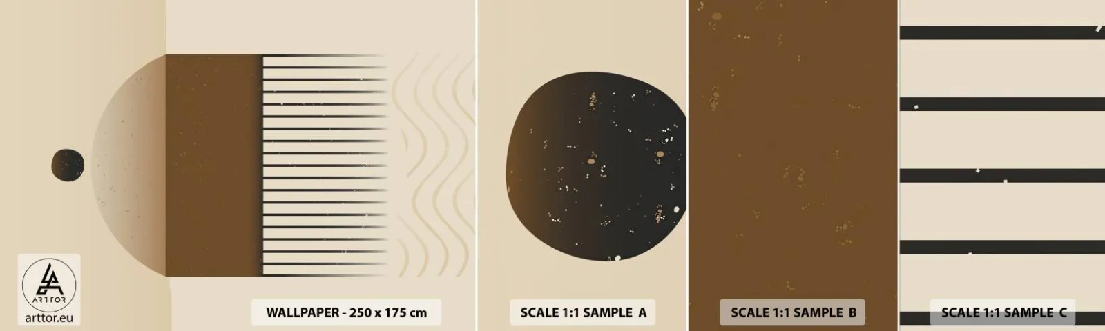 Fototapeta Próbka Standard Eco - Różne stany - Abstrakcja, Sztuka, Minimalizm - 100x30 cm