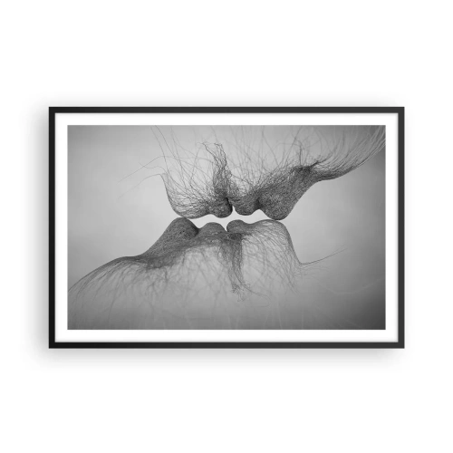 Plakat w czarnej ramie - Pocałunek wiatru - 91x61 cm