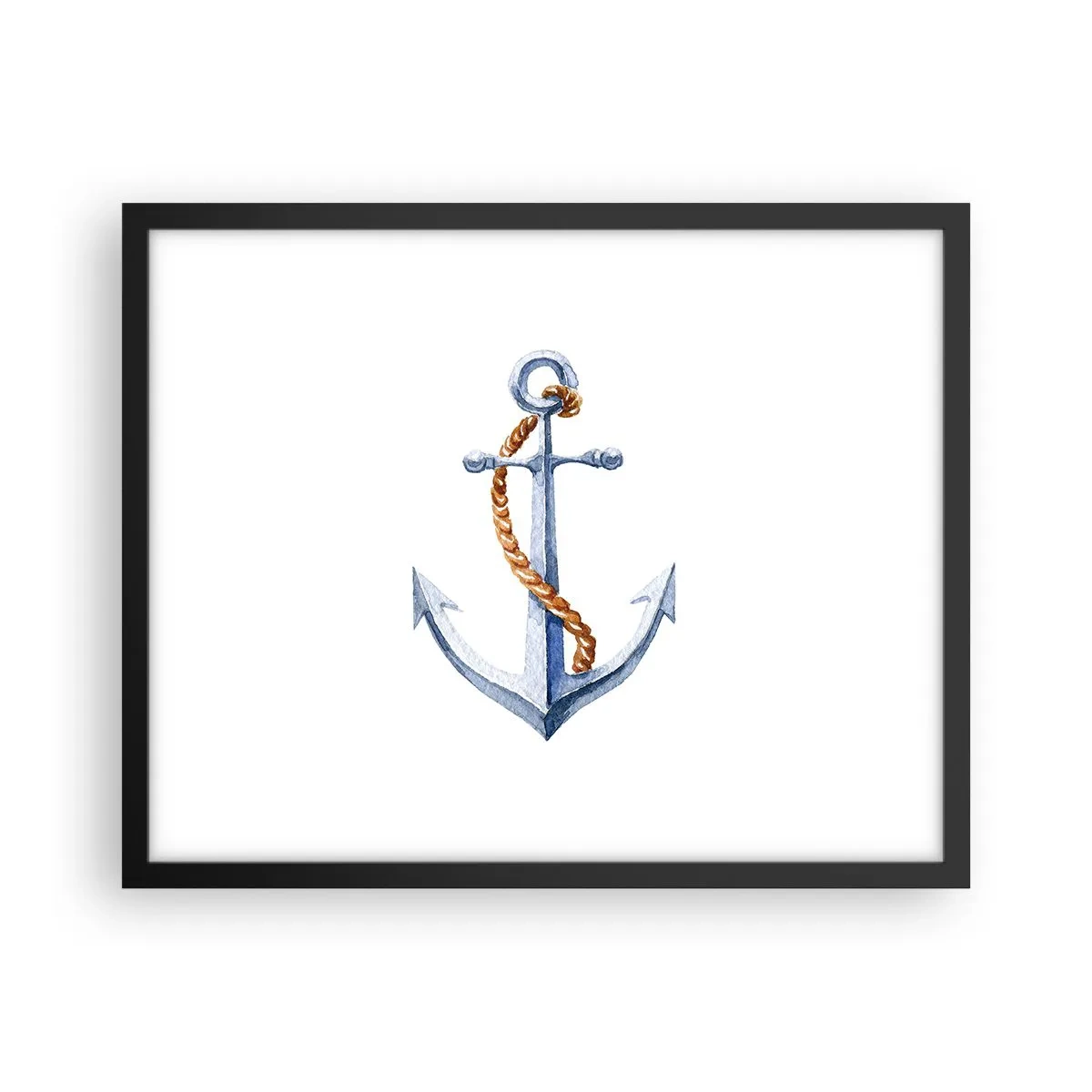 Plakat w czarnej ramie - Ahoj przygodo! - 50x40 cm