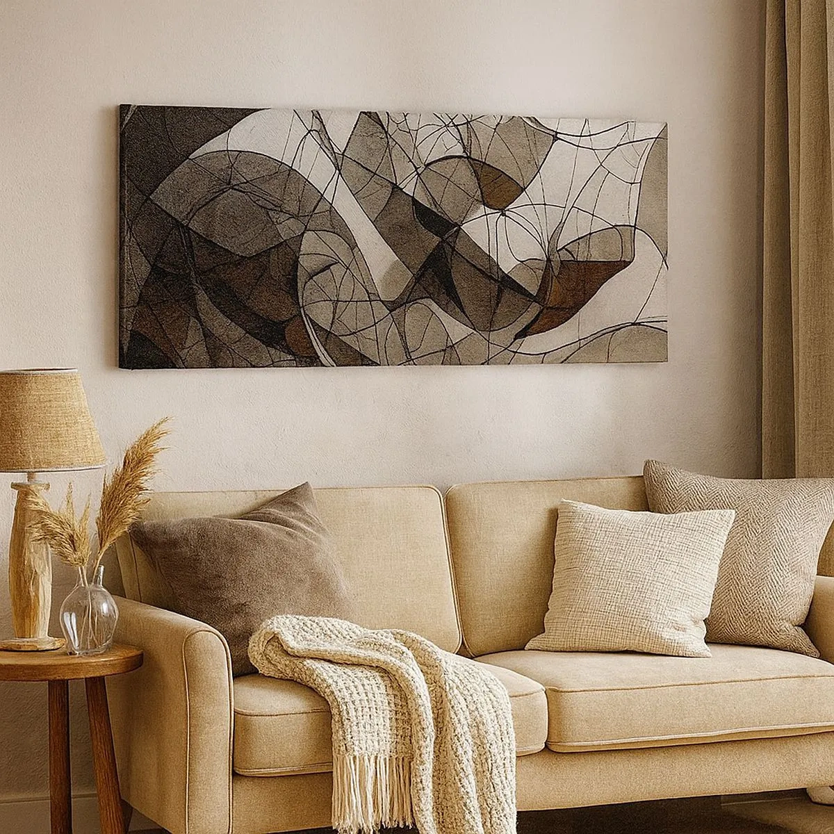 Obraz na płótnie - Cyrkulacja barw ziemi - 100x40 cm