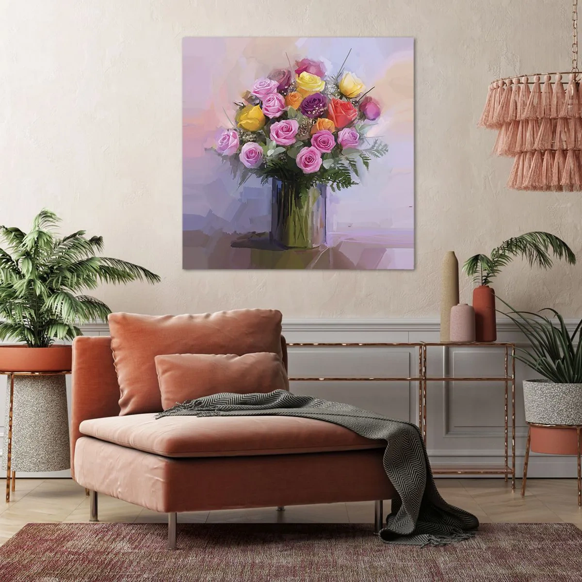 Obraz na płótnie - Zatrzymane piękno - 60x60 cm