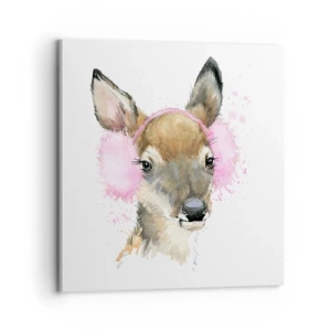 Obraz na płótnie - I mróz już niestraszny - 70x70 cm