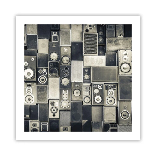 Plakat - I wszystko gra - 50x50 cm