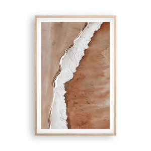 Plakat w ramie jasny dąb - W kolorach ziemi - 61x91 cm