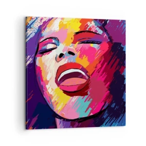 Obraz na płótnie - Wyśpiewać całe życie - 50x50 cm