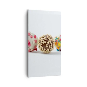 Obraz na płótnie - Życie może być słodkie - 55x100 cm