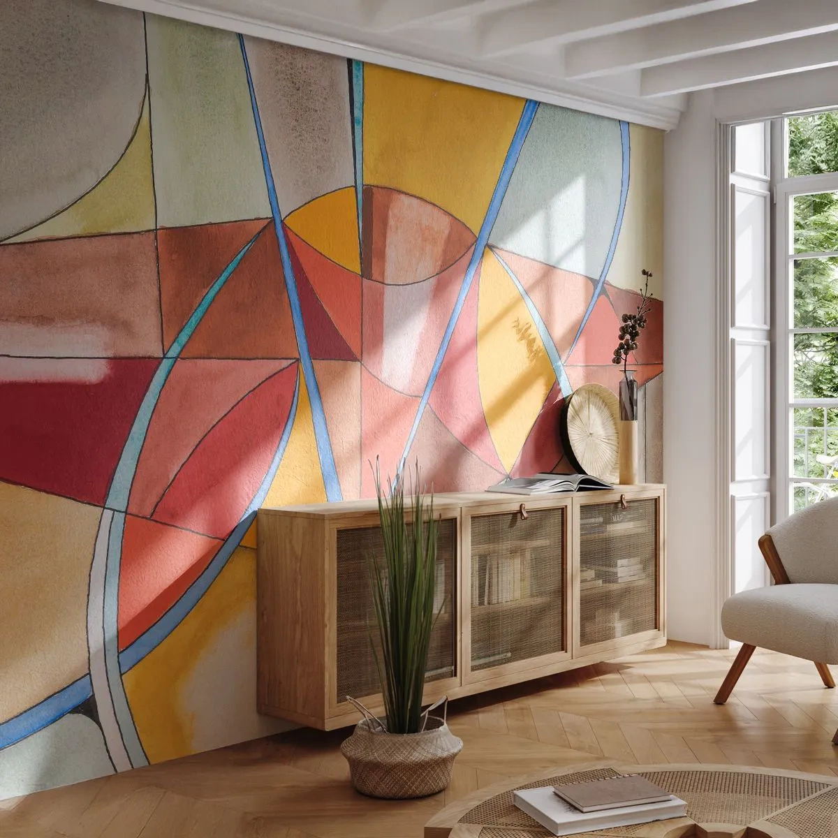 Fototapeta Standard Eco - Karuzela, karuzela marzeń - Abstrakcja, Sztuka, Nowoczesny Wzór - 400x280 cm