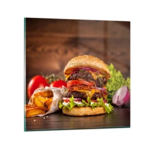 Obraz na szkle - Zakazany owoc - 70x70 cm