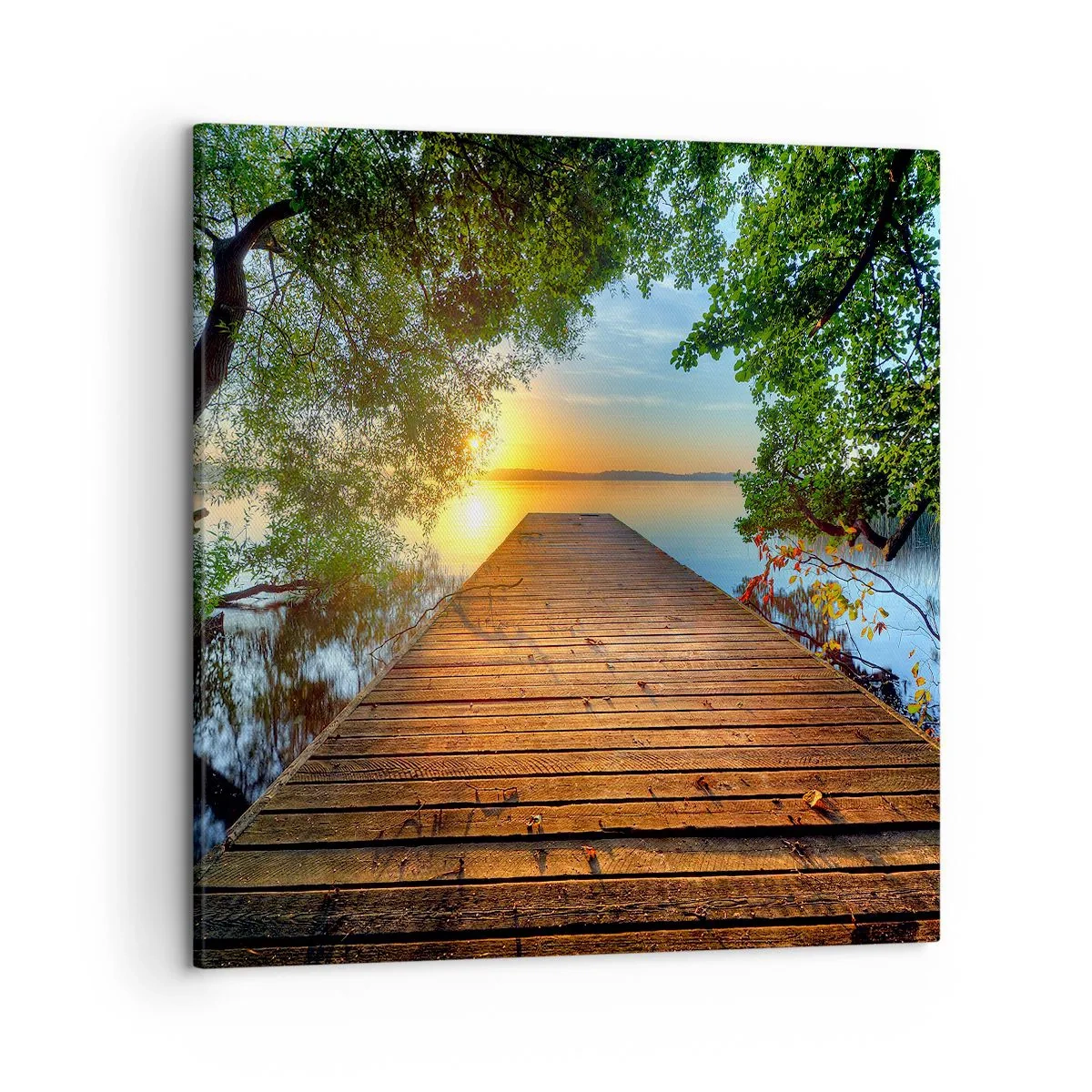 Obraz na płótnie - Nie śpiesz się, usiądź - 50x50 cm