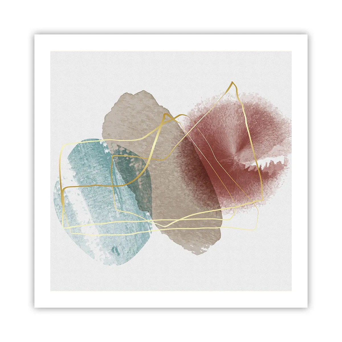 Plakat - Korale przestrzeni - 60x60 cm