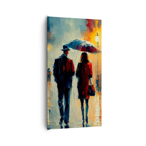 Obraz na płótnie - Miejska love story - 65x120 cm