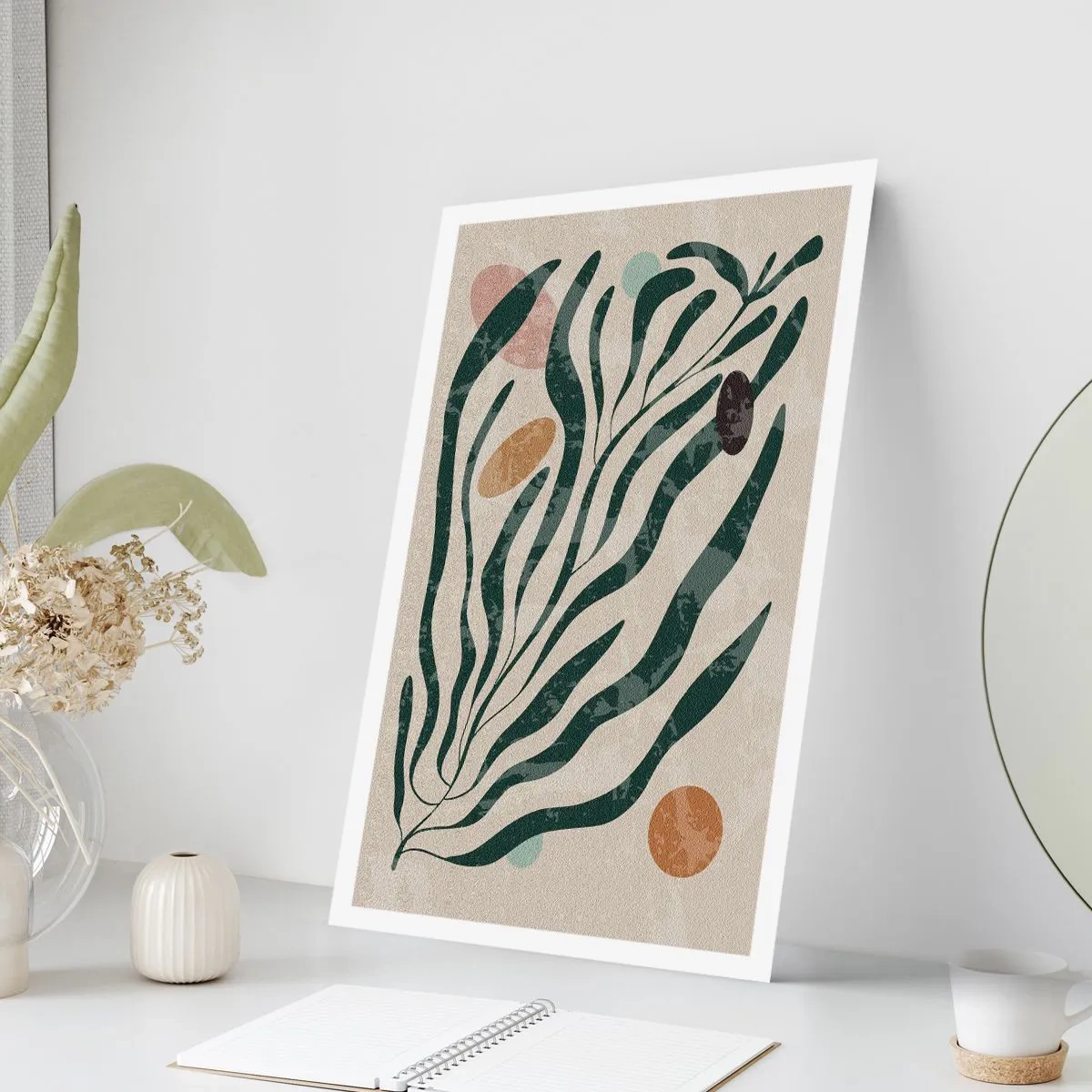 Plakat - Pośród zieleni - 70x100 cm