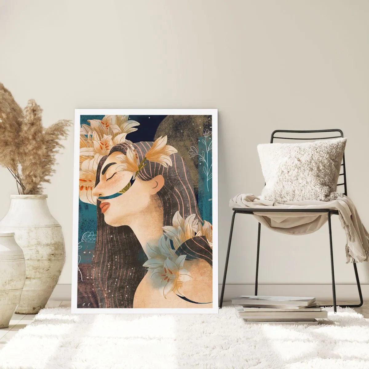 Plakat - Baśń o królewnie z liliami - 61x91 cm