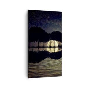 Obraz na płótnie - Noc na krańcu świata - 55x100 cm