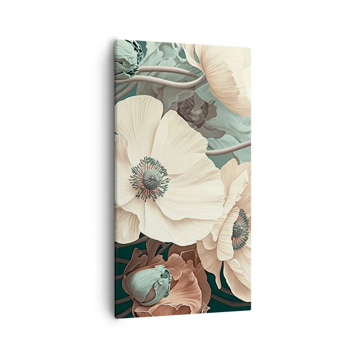 Obraz na płótnie - Szept maków - 55x100 cm